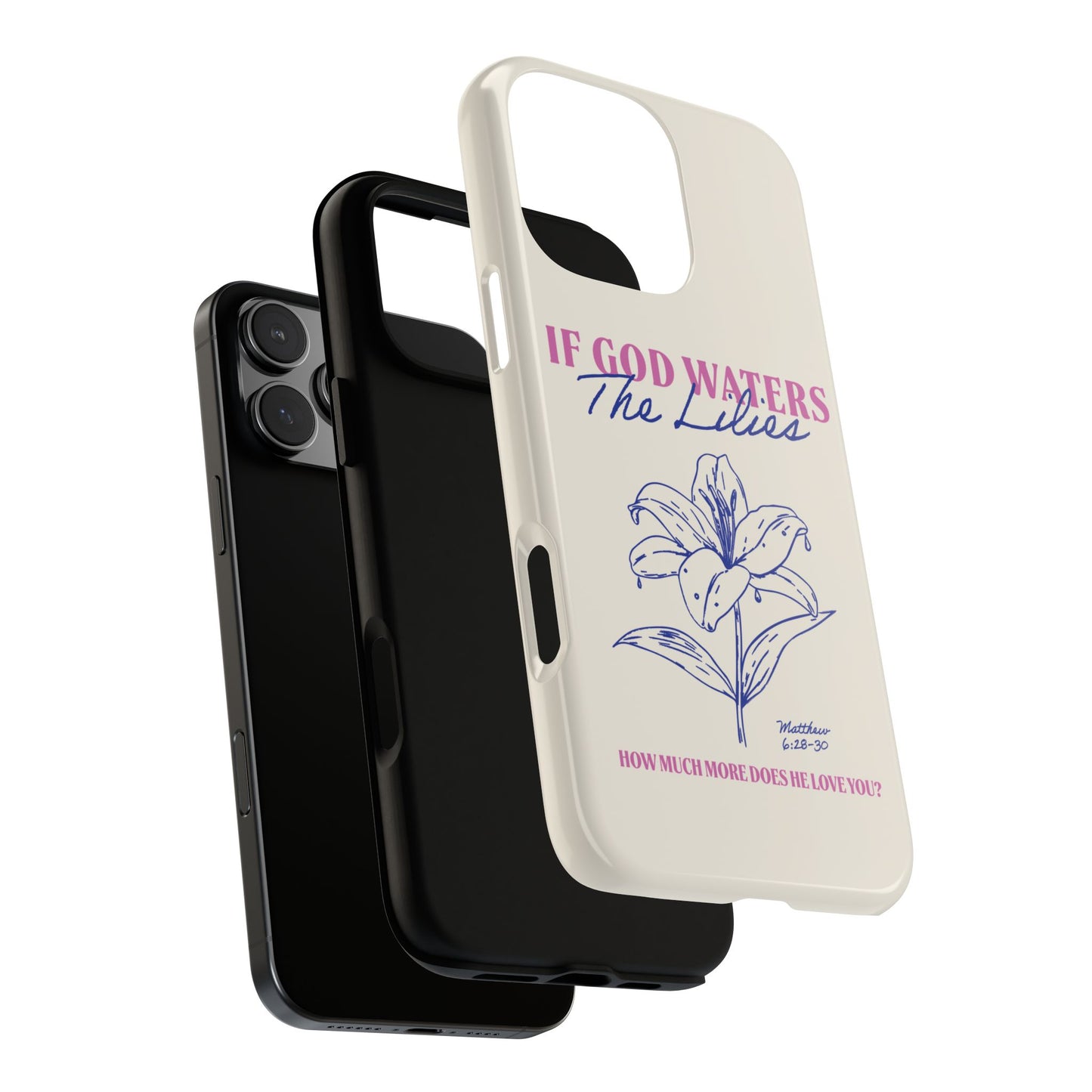 Lilies of His Love Phone Case