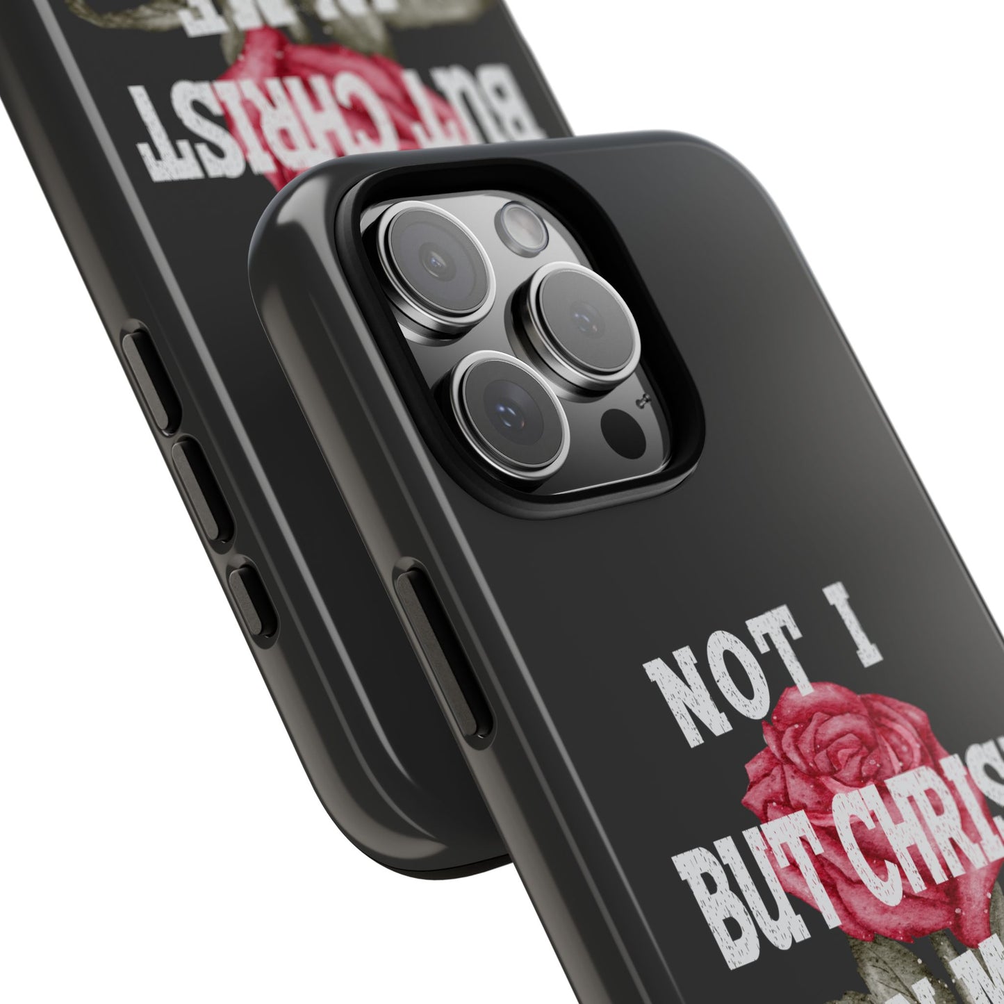 Not I But Christ in Me Phone Case