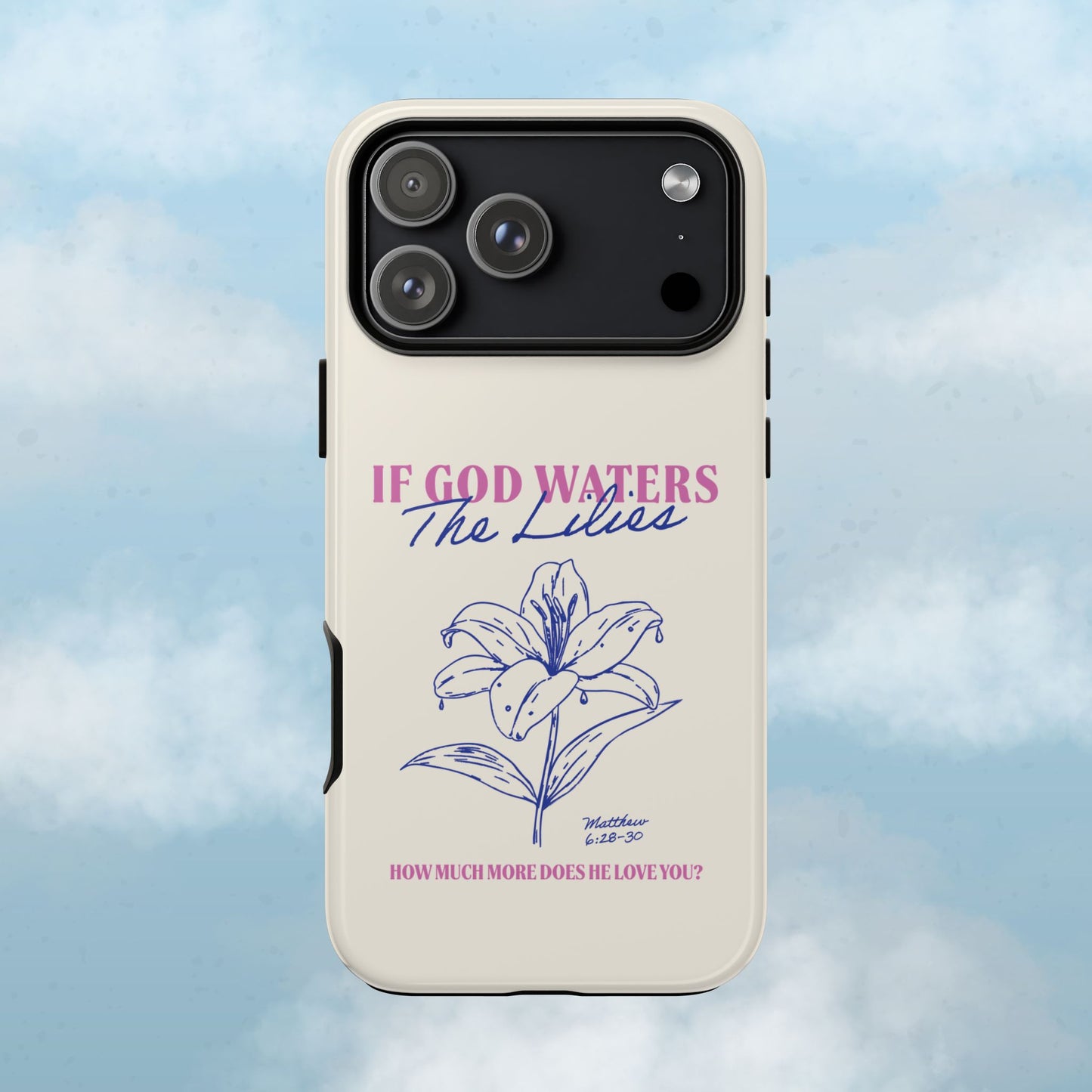 Lilies of His Love Phone Case